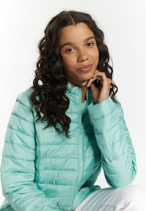 Mymo Leicht wattierte Jacke Damen Lagune Minze - Image 5