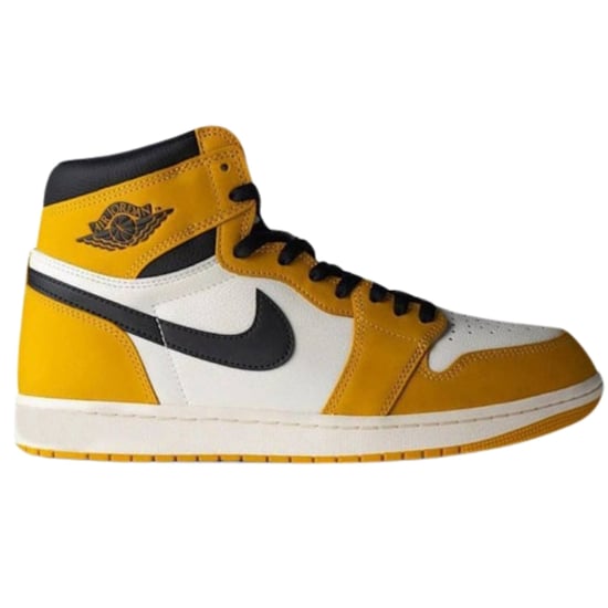 Nike Air Jordan 1 Retro High OG Gelbe High-Top-Sneaker - Image 1