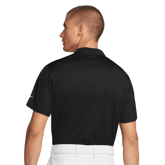 Nike Herren Victory Dri-FIT Poloshirt (Schwarz/Weiß) - Image 3