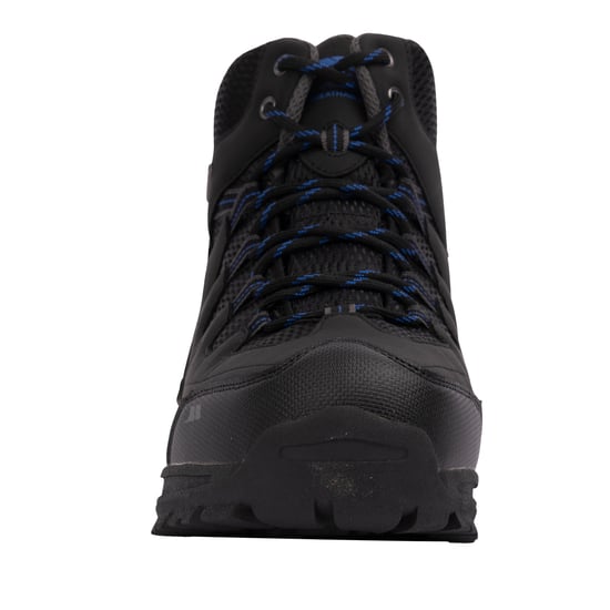 Trespass Mens Finley Waterproof Walking Boots (Black/Blue)