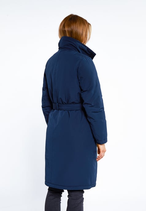 Dreimaster Wintermantel Damen Dunkelmarine - Image 3
