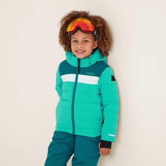 Laithe Kids Ski Jacket Ceramic Blue/Pacific Blue