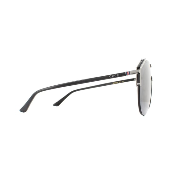 Gucci Sonnenbrille GG0584S 001 Ruthenium und Schwarz Grau - Image 4