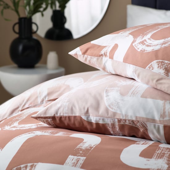 Hoem Tuba Abstract Cotton Rich Reversible Duvet Cover Set - Image 4