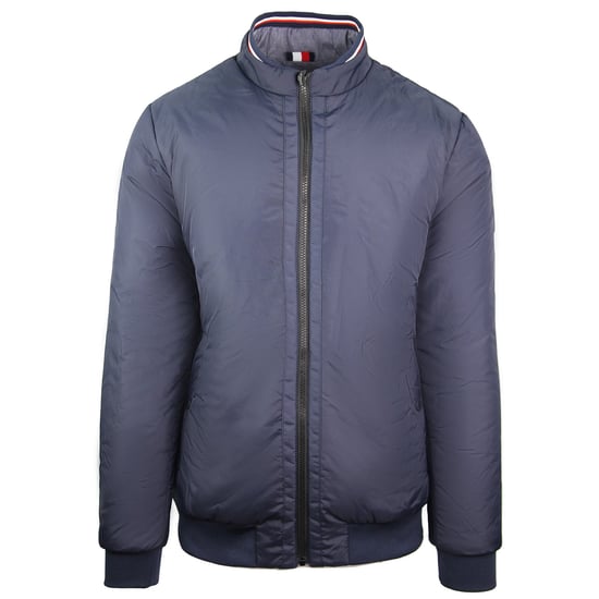 Tommy Hilfiger Reversible Padded Bomber Zip Up Navy Herrenjacke - Image 1