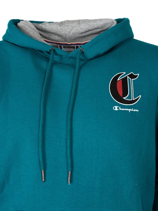 Champion Sweatshirt Hoodie Men's Turquoise