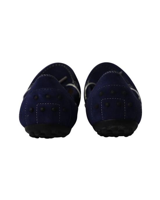 Tod's Scrunch Ballerinas aus königsblauem Wildleder - Image 4