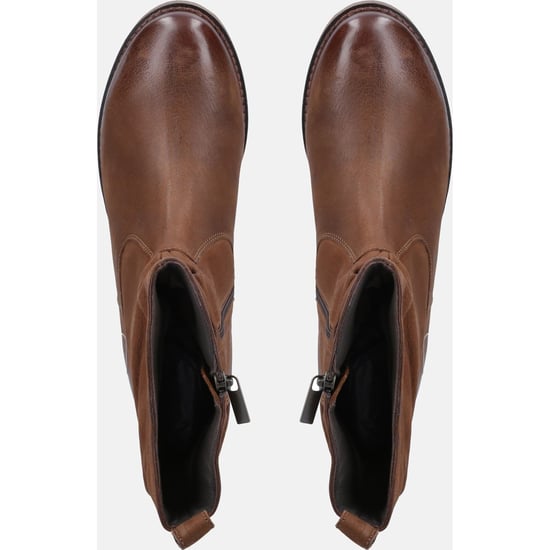 Hush Puppies Emilia Leder Damen Tan Stiefel - Image 6