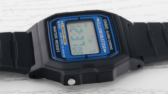 Casio Casio Collection Men's Black Watch F-105W-1AWYEF