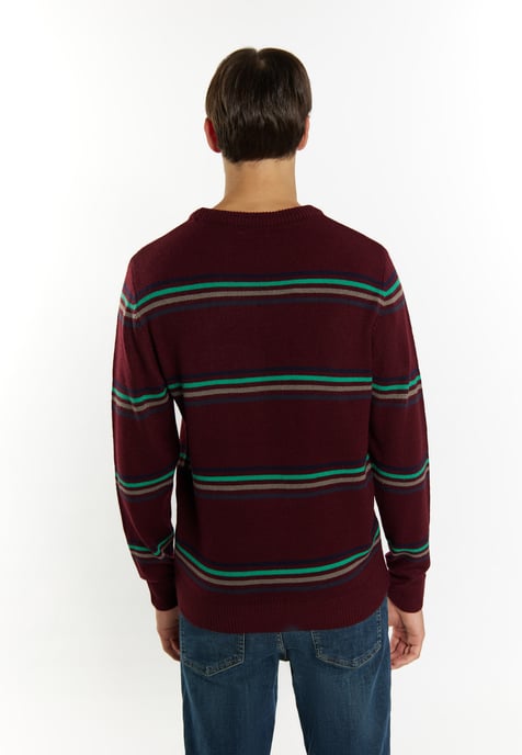 Mo Pullover Herren Bordeaux Mehrfarbig - Image 4