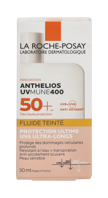 LRP Anthelios UVmune 400 Tinted Fluid SPF50+. - Image 2