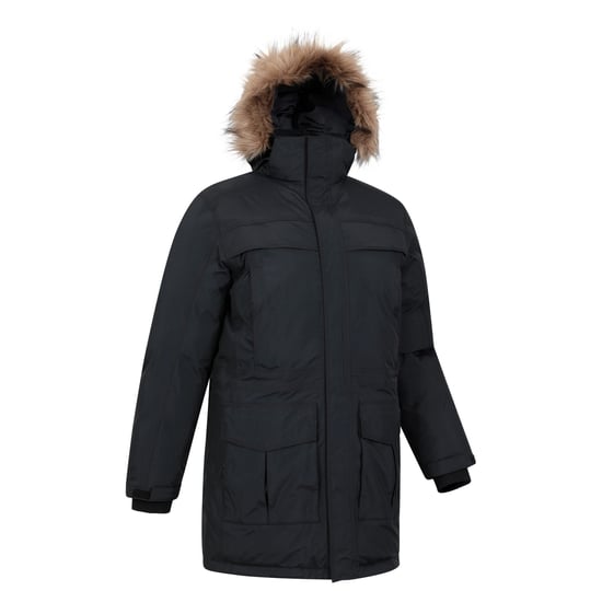 Mountain Warehouse Herren Antarctic Extreme wasserdichte Daunenjacke (Holzkohle) - Image 3