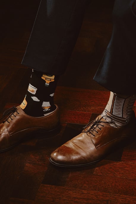 SPOX SOX - Herren & Damen Ungewöhnliche Socken - Whisky - Image 2