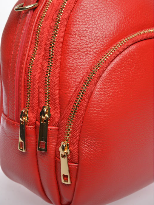 Isabella Rhea Rot Rindsledertasche - Image 3