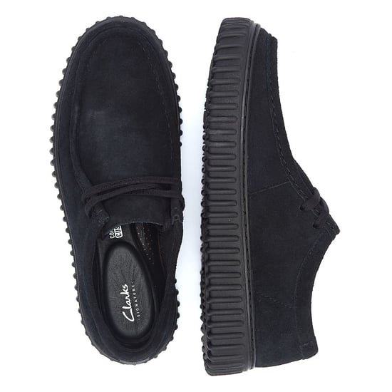Clarks Originals Torhill Männer Schwarz Wildleder Schuhe - Image 6