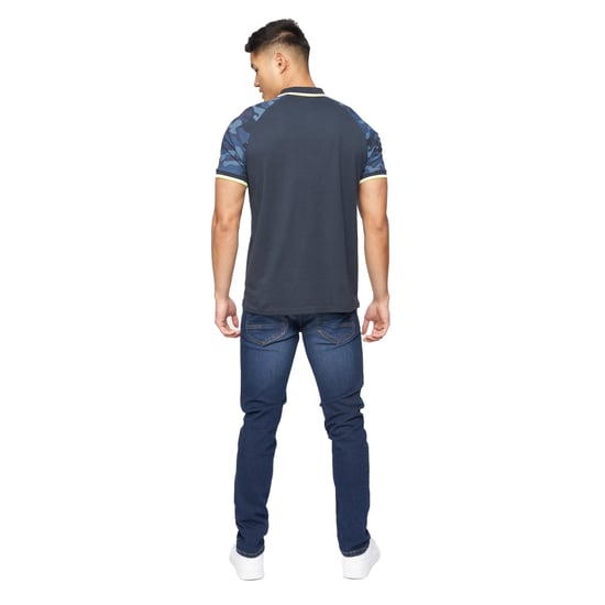 Crosshatch - "Cramdark" Poloshirt für Herren (Marineblau) - Image 2