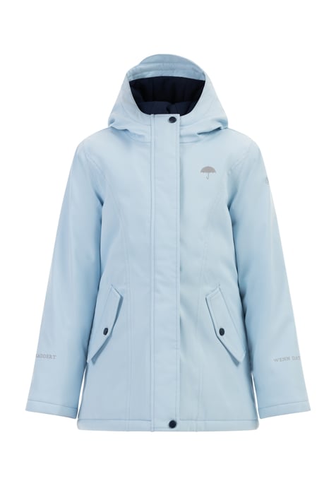 Schmuddelwedda Winterjacke Mädels eisblau - Image 1