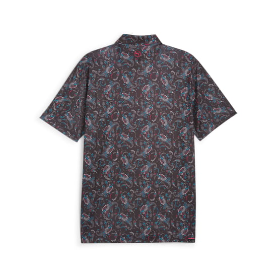 PUMA Mens CLOUDSPUN Golf Paisley Polo Shirt