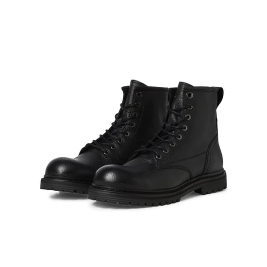 Herrenstiefel Buckley aus Leder von der Marke Jack & Jones. Der Schuh ist aus hochwertigem Leder gefertigt. Marke: Jack & JonesModellname: Buckley Leather BootKategorie: HerrenschuheMaterialien: LederFarbe: anthrazit schwarz - Image 2
