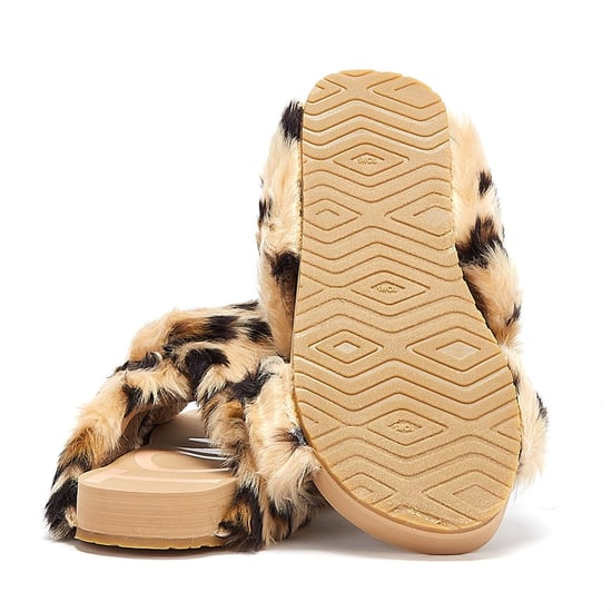 TOMS Susie EVA Cheetah Womens Braun Hausschuhe - Image 4