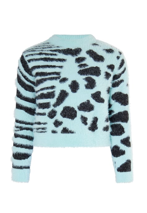 Mymo Strickpullover Mädchen (Kids) Lagune Minze - Image 1