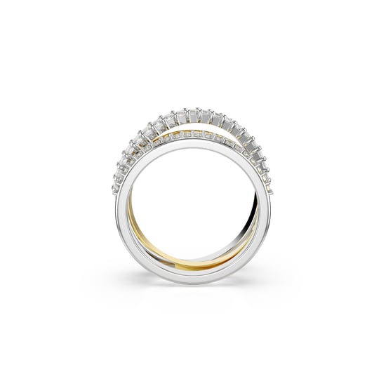Swarovski 'Hyperbola' Damenring aus Metall - Silber/Gold 5689729 - Image 3