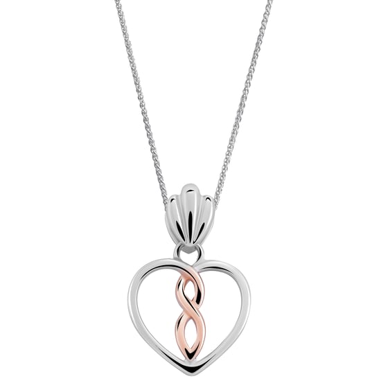 Orphelia 'Delilah' Damen-Set aus 925er Sterlingsilber: Halskette + Ohrringe + Ring – Silber/Rosé SET-7475 - Image 4