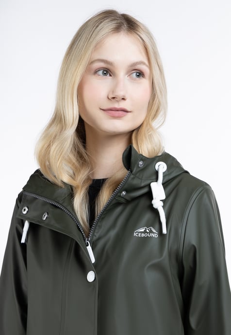 ICEBOUND Regenjacke Damen Dunkeloliv - Image 2