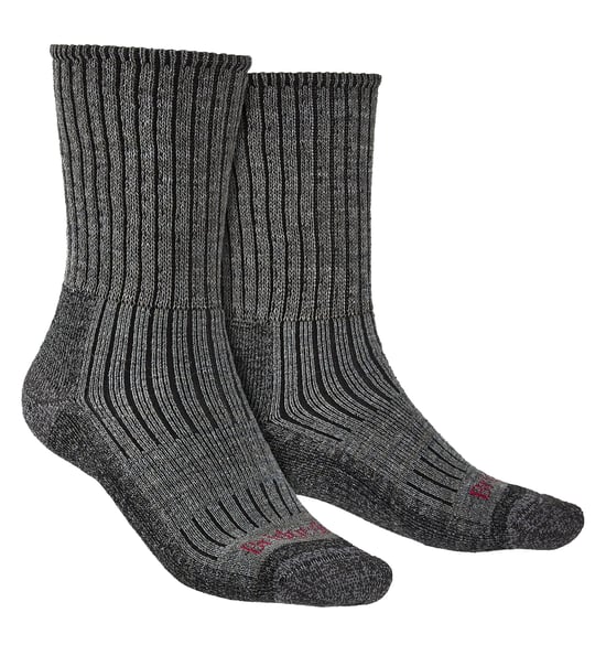 Bridgedale - Herren Wandern Midweight Merinowolle Socken - Charcoal - Image 1