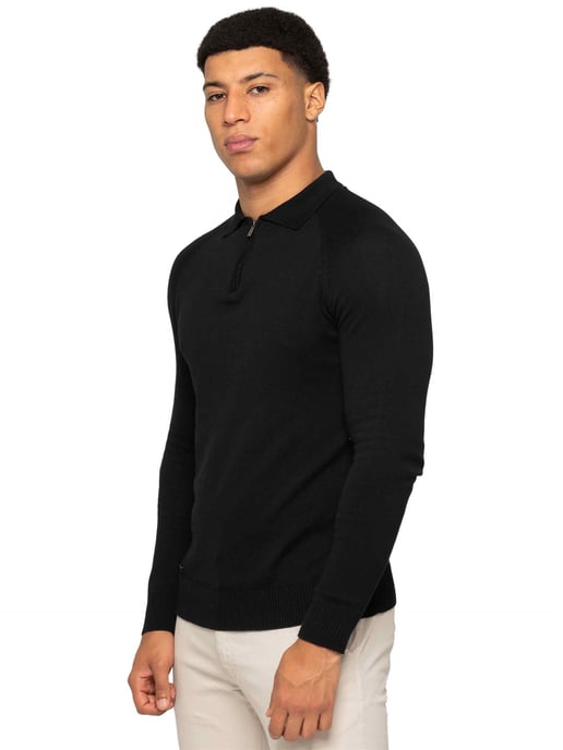 Enzo Milano | Herren Polo-Pullover mit halbem Reißverschluss - Image 2