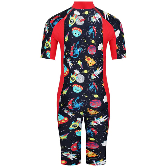 Speedo Junior-Badeanzug mit kurzem Reißverschluss und Sonnenschutz - Image 2