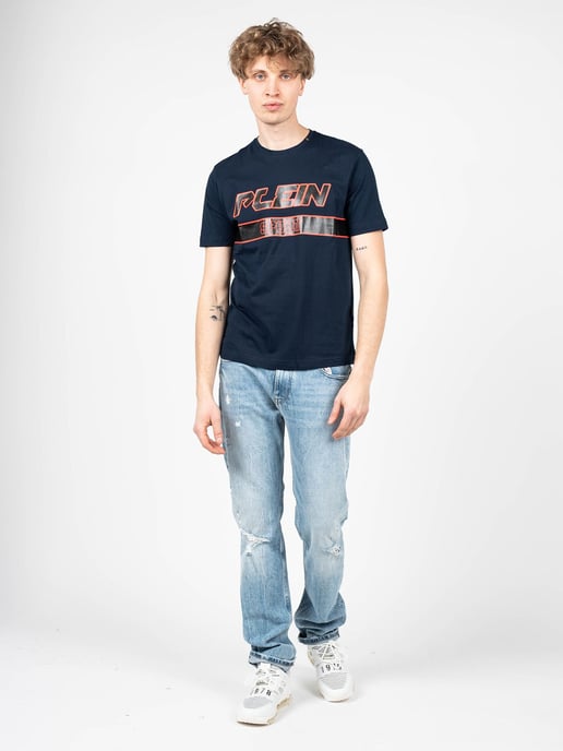 Plein Sport T-Shirt Herren Blau - Image 1