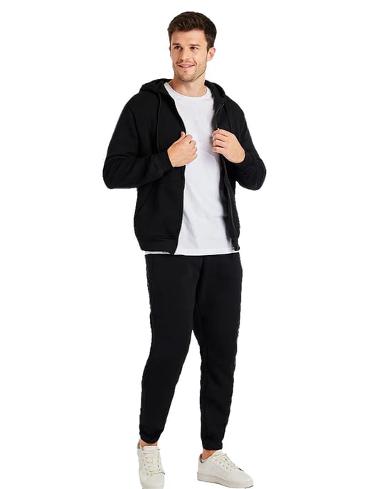 Kruze Herren Zip Up Hoodie Trainingsanzug - Image 1