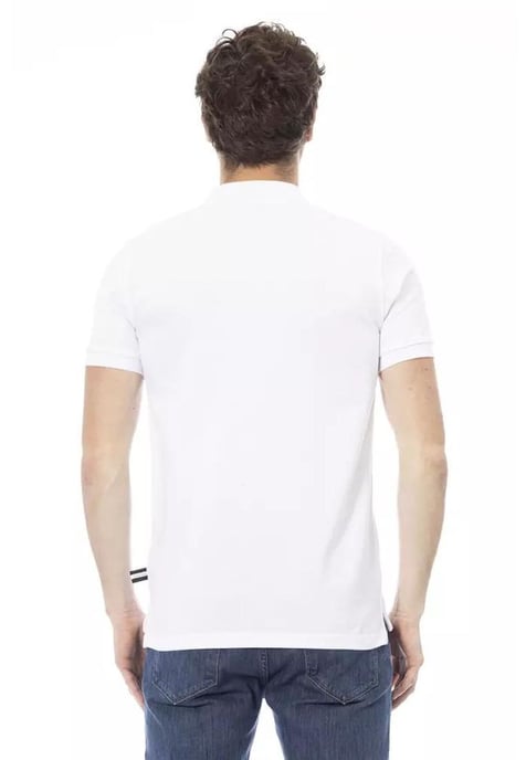 Baldinini Trend Men's White Cotton Polo Shirt
