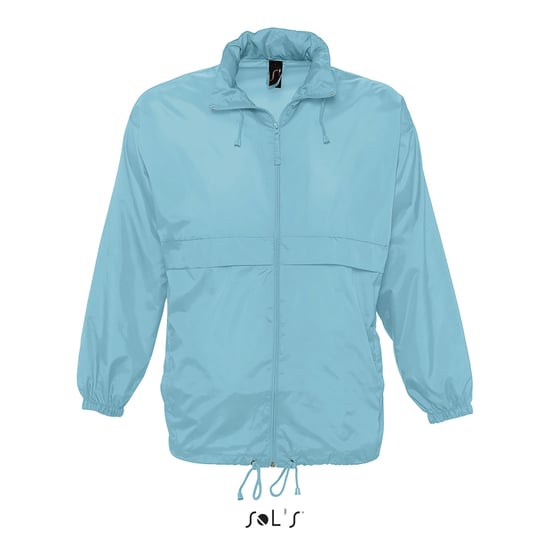 SOLS Unisex Surf Windbreaker Lightweight Jacket (Blue Atoll)