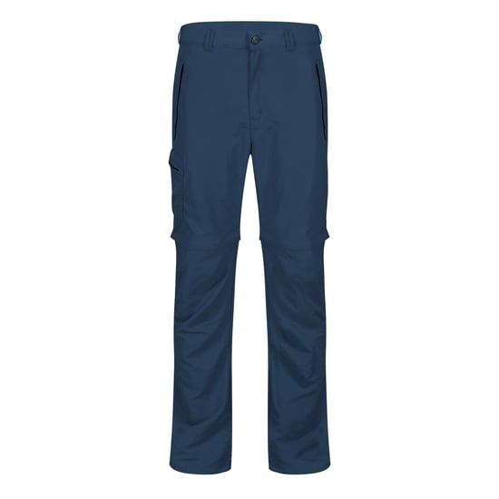 Regatta Great Outdoors Mens Leesville Zip Off Trousers (Dark Denim)