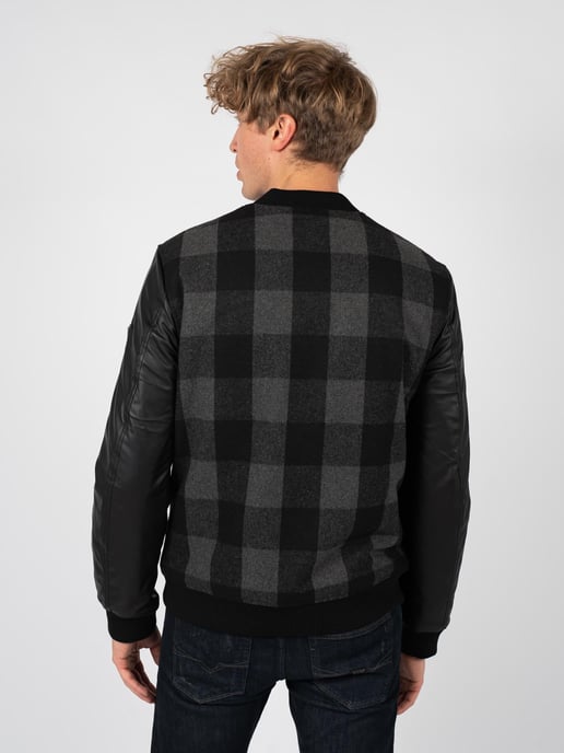 Guess Jacke Andy Bomber Herren schwarz - Image 4