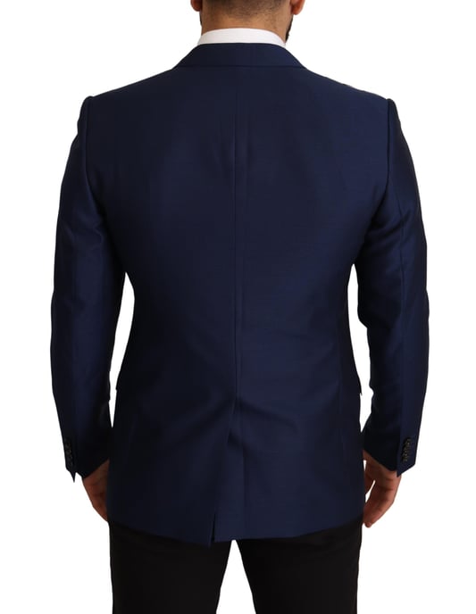 Dolce & Gabbana - Blazer MARTINI - Veste cintrée bleu marine pour homme - Image 2