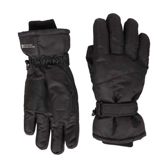 Mountain Warehouse Mens Isotherm Waterproof Ski Gloves (Black)
