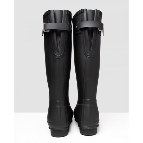 Hunter Original Tall Back Adjustable Gummistiefel Für Damen In Schwarz - Image 4