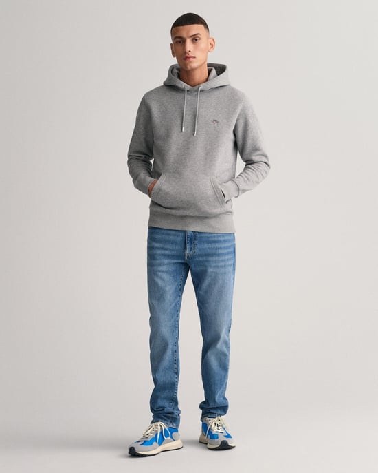 Gant Regular Shield Hoodie Sweatshirt - Image 4