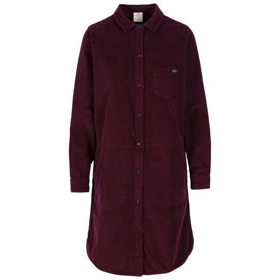 Trespass Womens/Ladies Allison Shirt Dress (Dark Cherry)