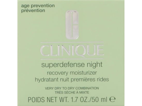 Clinique Superdefense Nacht Erholung Feuchtigkeitscreme 50ml - Image 2