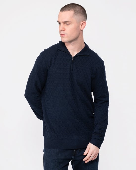 Ted Baker Kurnle Herren Langarm T-Shirt mit Trichterkragen - Image 1
