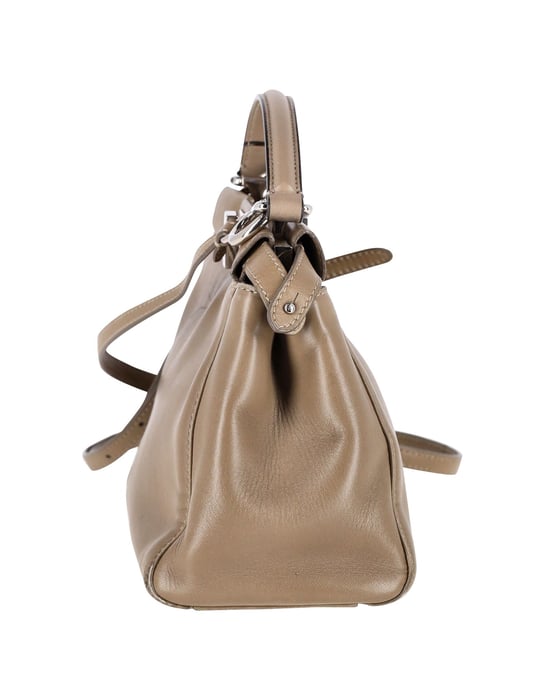 Fendi Peekaboo Mini aus beigem Leder - Image 2