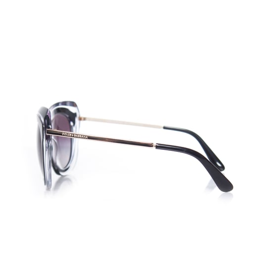 Übergroße schwarze Sonnenbrille auf transparentem Gestell - Image 5