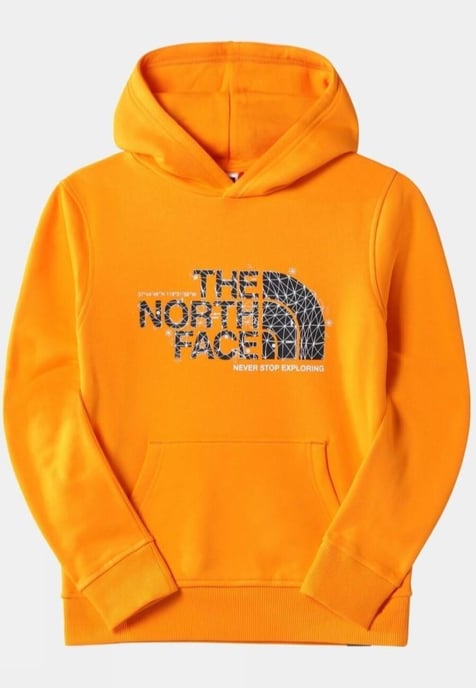 The North Face Kinder Drew Peak Overhead Hoodie in Orange - Image 5