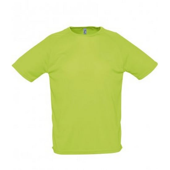 SOLS Mens Sporty Short Sleeve Performance T-Shirt (Apfelgrün) - Image 4