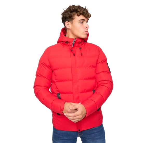 Crosshatch - "Kampleys" Steppjacke für Herren (Rot) - Image 1