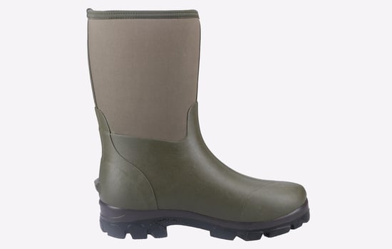 Cotswold Kensington Lederne Grüne Gummistiefel - Image 5